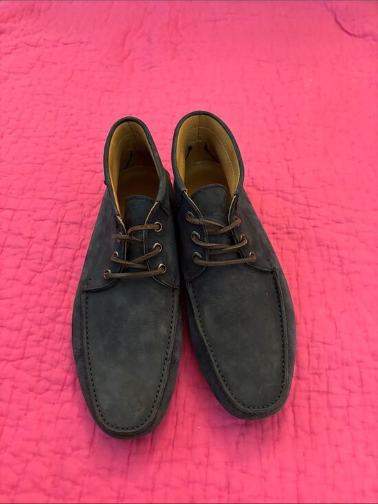 Versace Men\'s Charcoal Gray suede Chukka Boots, US7 ( Eur40) main image 8